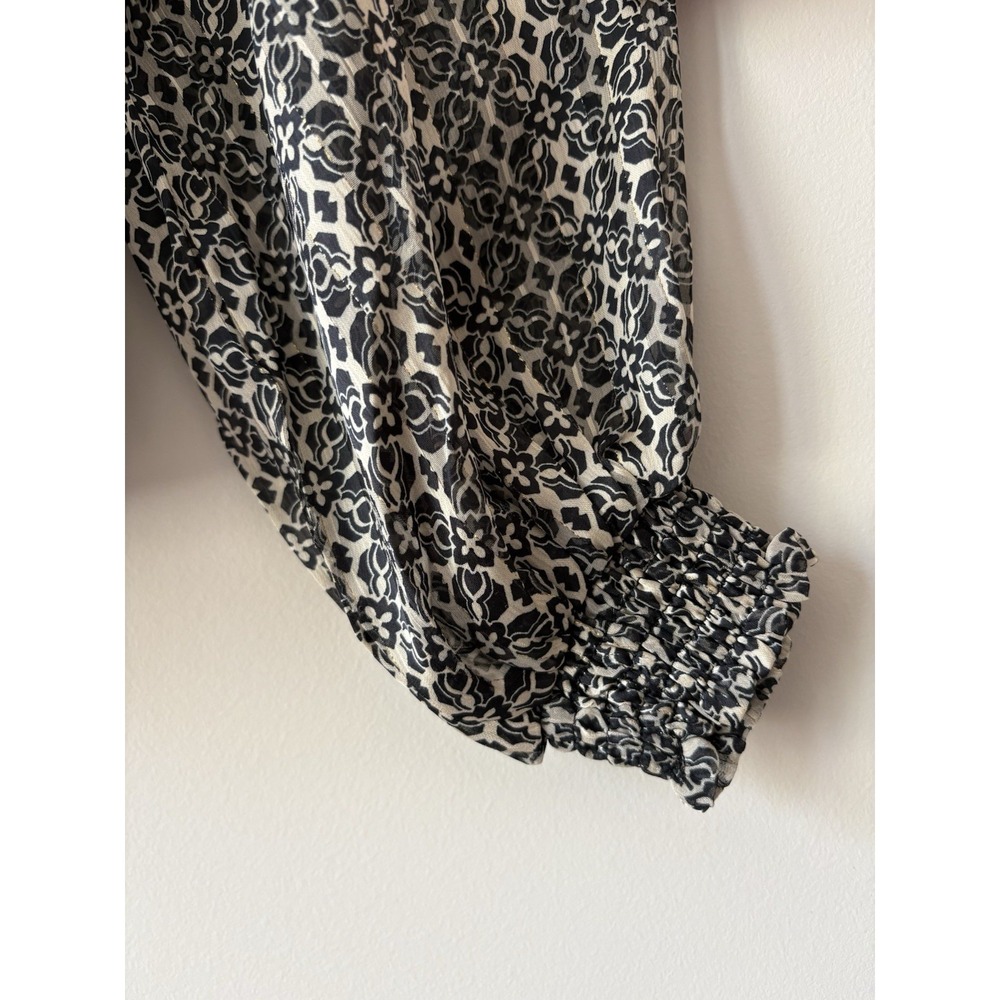 Lost + Wander Mira Mock Neck Top - M - Picture 7 of 11